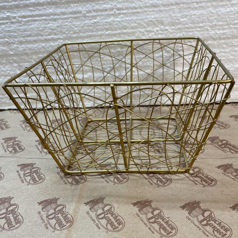 Gold Wire Basket